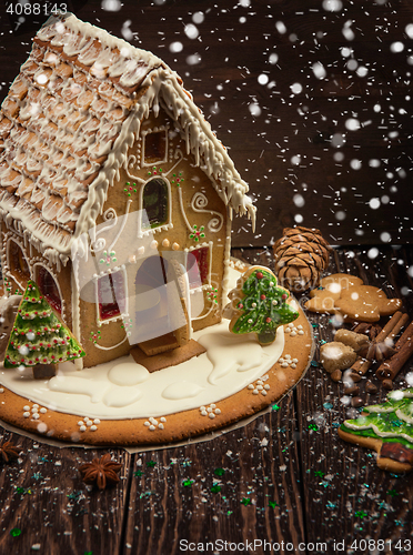 Image of Homemade gingerbread house