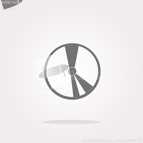 Image of vector cd disk web icon button. vector icon. vector button 