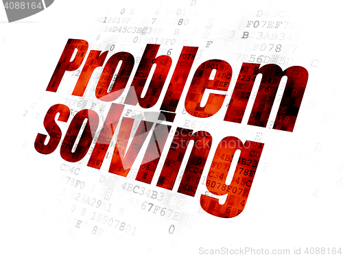 Image of Business concept: Problem Solving on Digital background