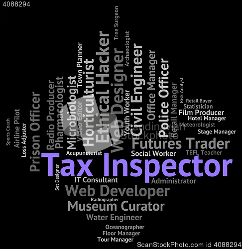 Image of Tax Inspector Means Employment Career And Taxpayer