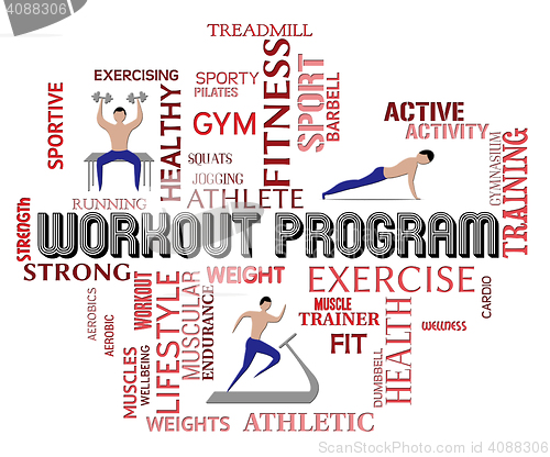 Image of Workout Program Means Get Fit And Athletic