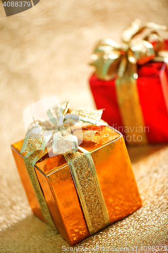 Image of presents and hearts