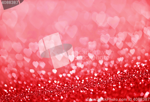 Image of heart bokeh