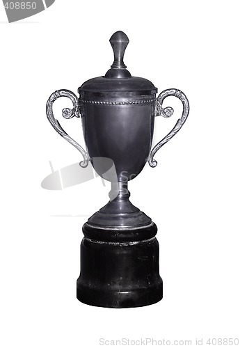 Image of Vintage silver cup with path