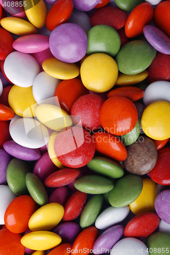 Image of Colorful candy macro
