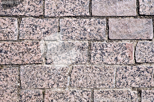 Image of Pavement of granite tiles