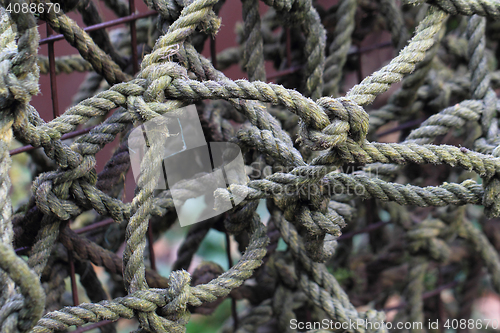 Image of old rope texture