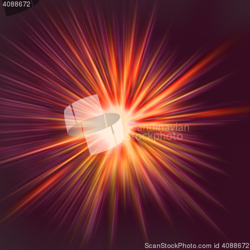 Image of abstract explosion background