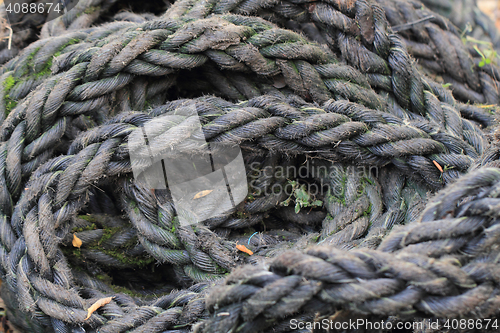 Image of old rope texture