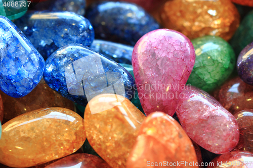 Image of natural color gems background 