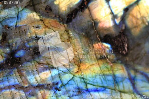 Image of labradorite mineral background