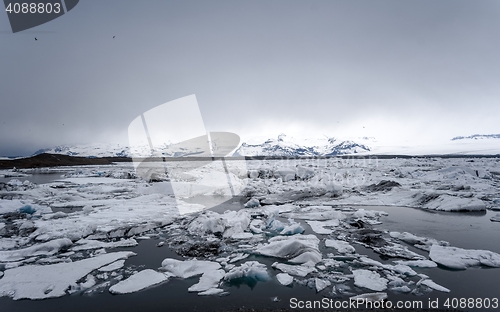 Image of Icebergs at glacier lagoon 