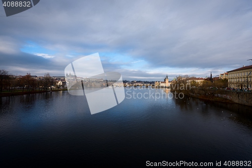 Image of Prague morning Czech Republic