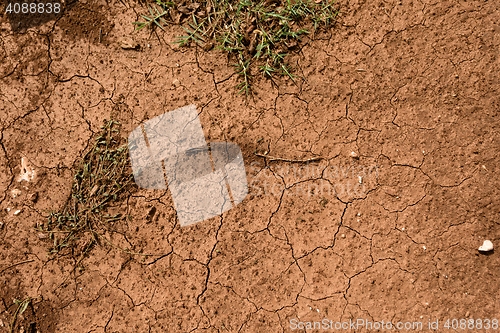 Image of Dry soil closeup