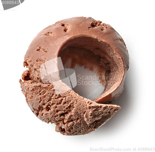 Image of chocolate ice cream