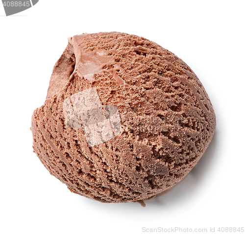 Image of chocolate ice cream