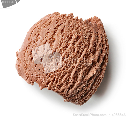 Image of chocolate ice cream