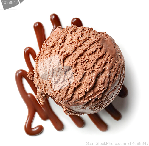 Image of Chocolate ice cream