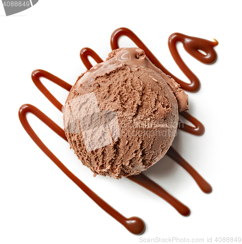 Image of Chocolate ice cream