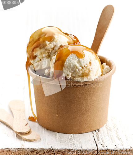 Image of caramel ice cream