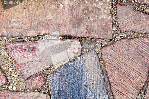Image of Granite pavement red