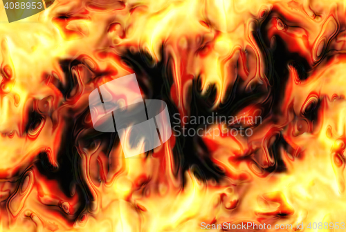 Image of abstract fire texture