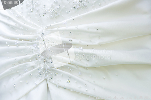 Image of wedding clothes texture