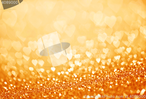 Image of heart bokeh