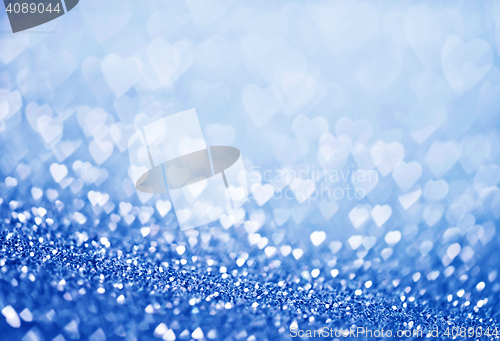 Image of heart bokeh