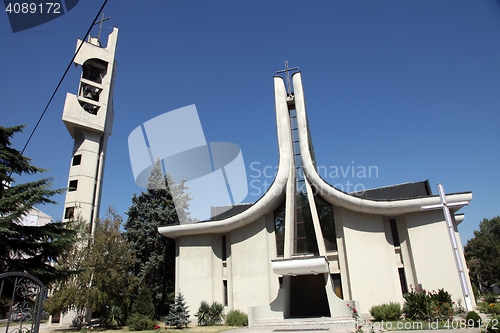 Image of Cathedral Sacred Heart of Jesus, Skopje, Macedonia