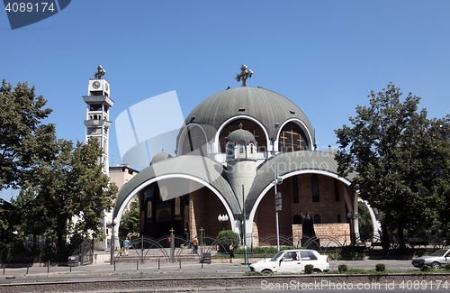 Image of Saint Clement orthodox church, Skopje Macedonia