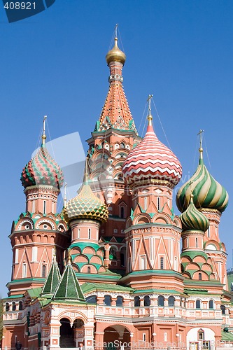 Image of Saint Basil's Cathedral Church in Moscow