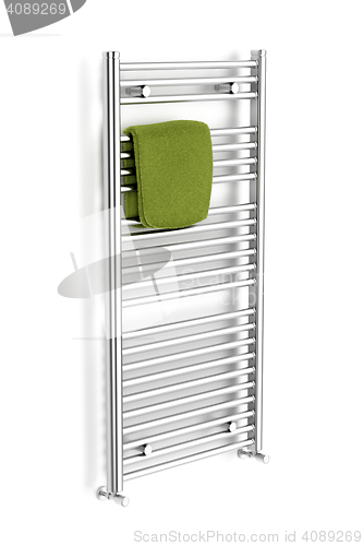 Image of Chrome towel radiator