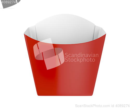 Image of Red box for french fries