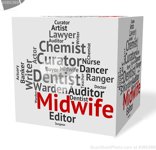 Image of Midwife Job Means Birth Hire And Word