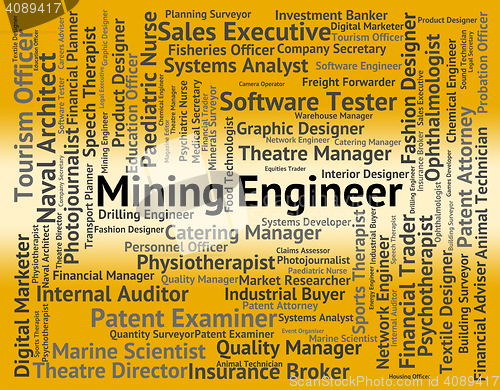 Image of Mining Engineer Shows Hire Engineers And Mechanics