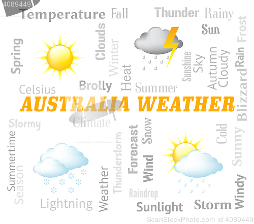 Image of Australia Weather Indicates Meteorological Conditions And Forecast