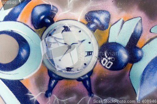 Image of Graffiti Clock