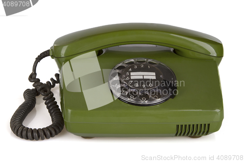 Image of Green Retro phone