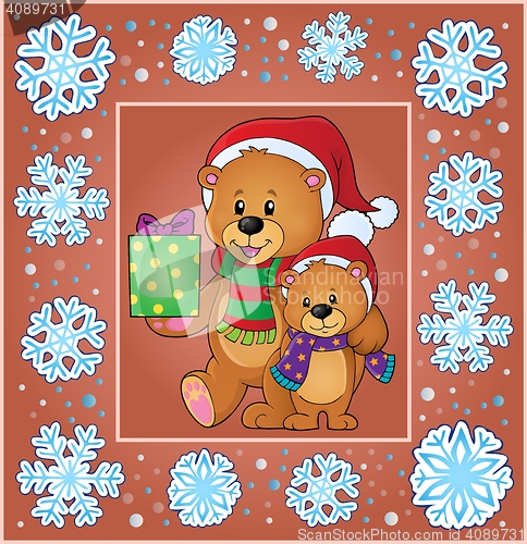 Image of Christmas thematics greeting card 2