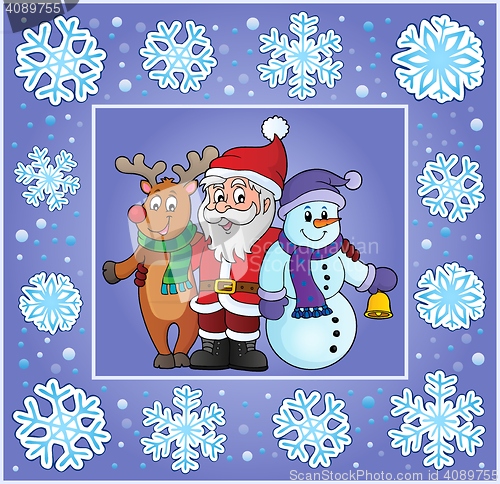Image of Christmas thematics greeting card 8