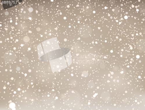 Image of Abstract snow theme background 9