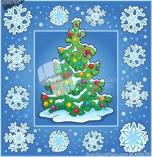 Image of Christmas composition greeting card 1