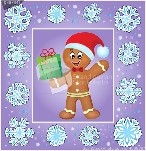 Image of Christmas thematics greeting card 3