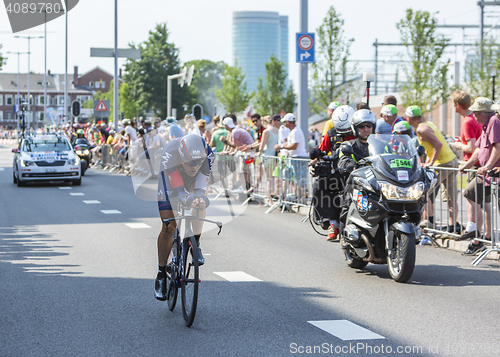 Image of The Cyclist Matthias Brandle - Tour de France 2015
