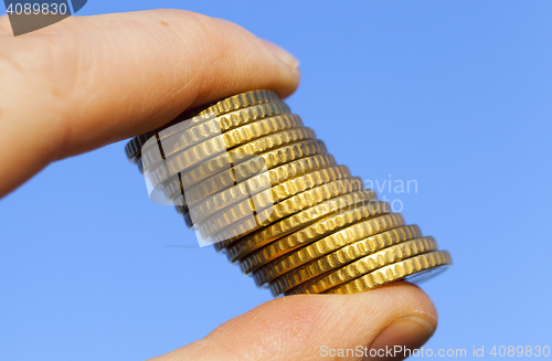 Image of Euro photographed close up