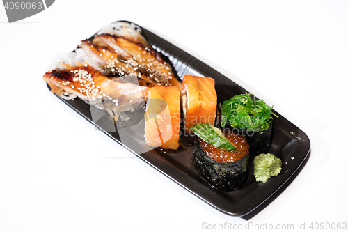 Image of Japanese Sushi On A Table