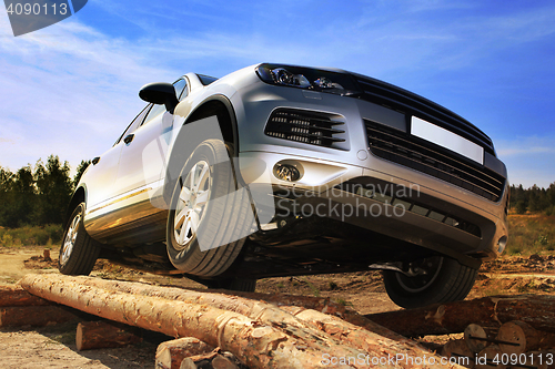 Image of test-drive of SUV