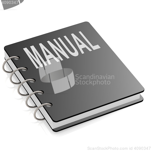 Image of Manual with hard cover book