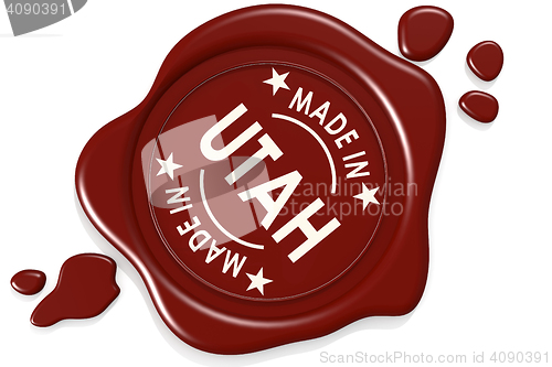 Image of Label seal of Made in Utah